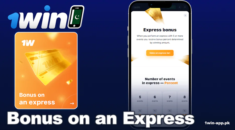 Express offer in 1win Pakistan app