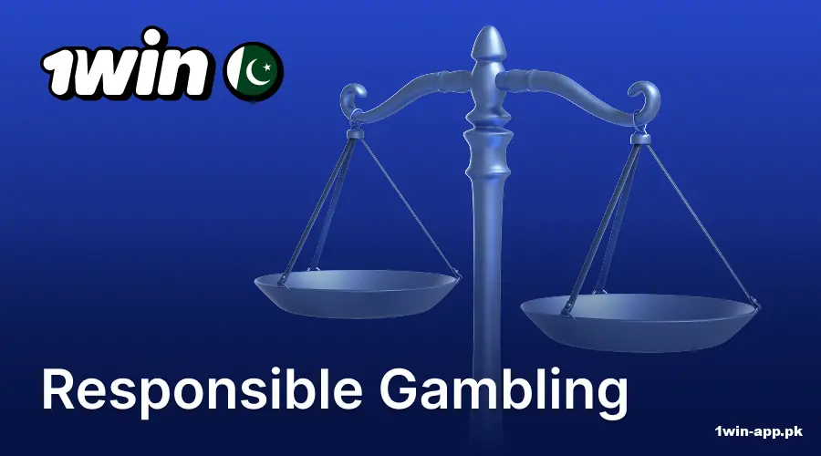 The 1Win website promotes responsible gambling