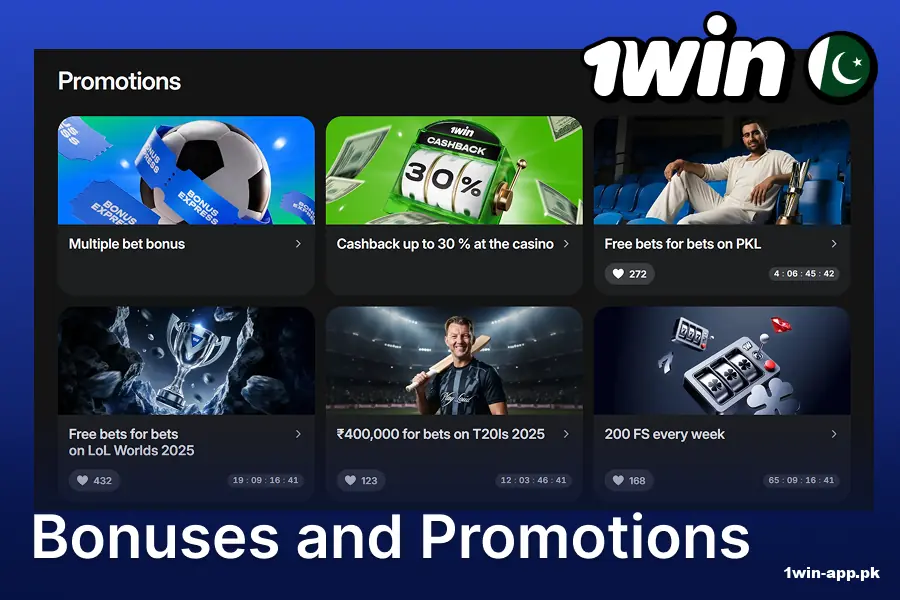 1Win Bonuses and Promotions